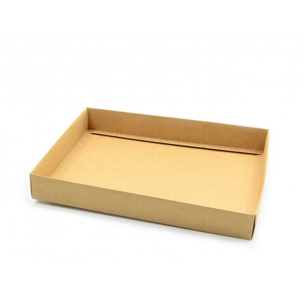 Ref 039 Kraft - Caixa c/ tampa papel - 36x25,5x5 cm