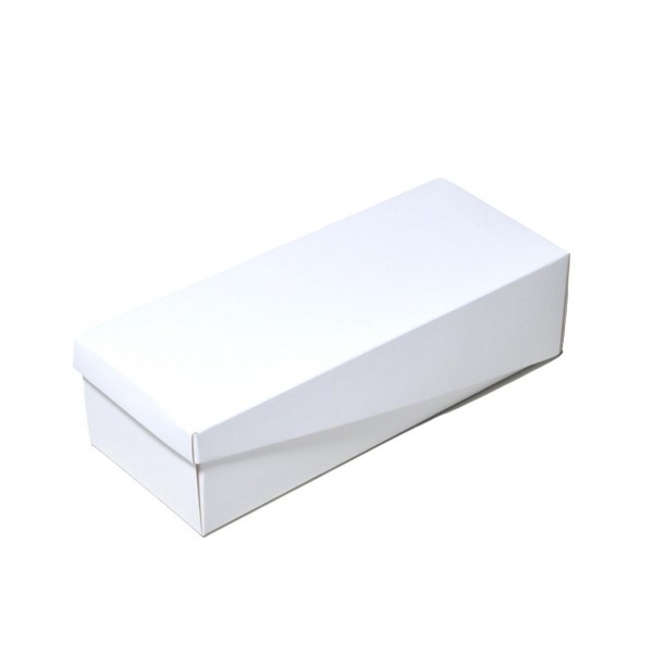 Ref 075 Branca - Caixa 2 Morango do Amor com Tampa Papel - 20x8x5,5 cm