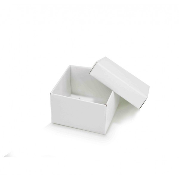 Ref 001 Branca - Caixa c/ Tampa Papel - 6x6x4 cm