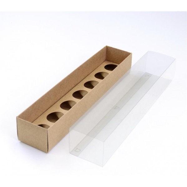 Ref 082 Kraft - 7 Brigadeiros Gourmet - 31x6x5 cm