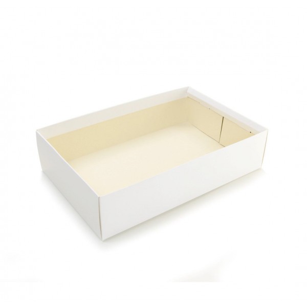 Ref 106 Branca - Caixa c/ Visor Transparente - 37x24x9 cm