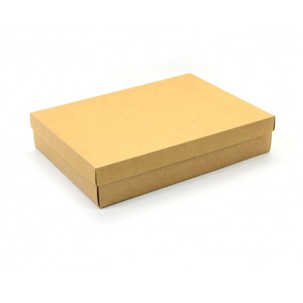 Ref 089 Kraft - Caixa c/ tampa papel - 40x29x8 cm