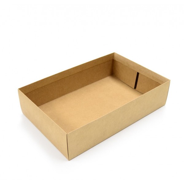 Ref 106 Kraft - Caixa c/ tampa papel - 37x24x9 cm