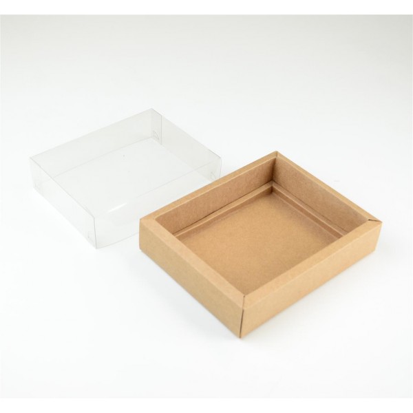 Ref 141 Kraft ALTA - Caixa p/ 12 Brigadeiro Gourmet Pelotines - 17x13x5,5 cm