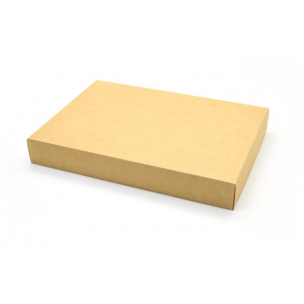 Ref 038 Kraft - Caixa c/ tampa papel - 35x25x8 cm