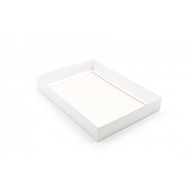 Ref 039 Branca - Caixa c/ tampa papel - 36x25,5x5 cm