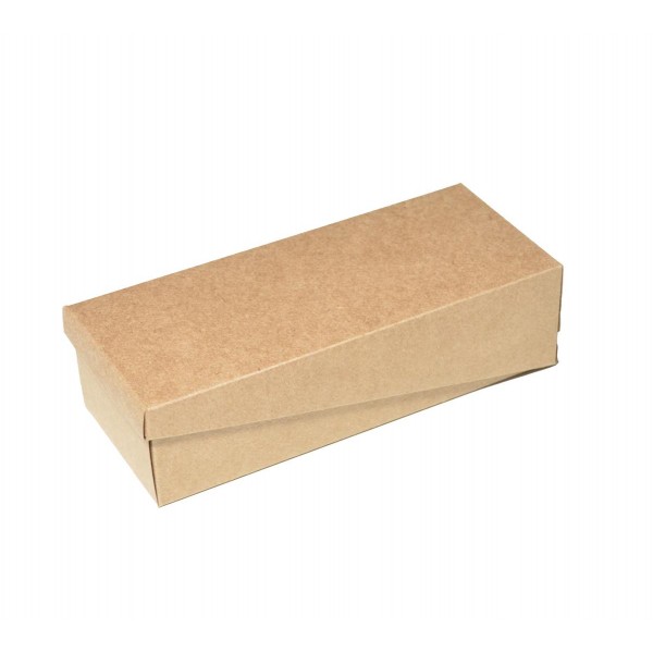 Ref 075 Kraft - Caixa 2 Morango do Amor com Tampa Papel - 20x8x5,5 cm