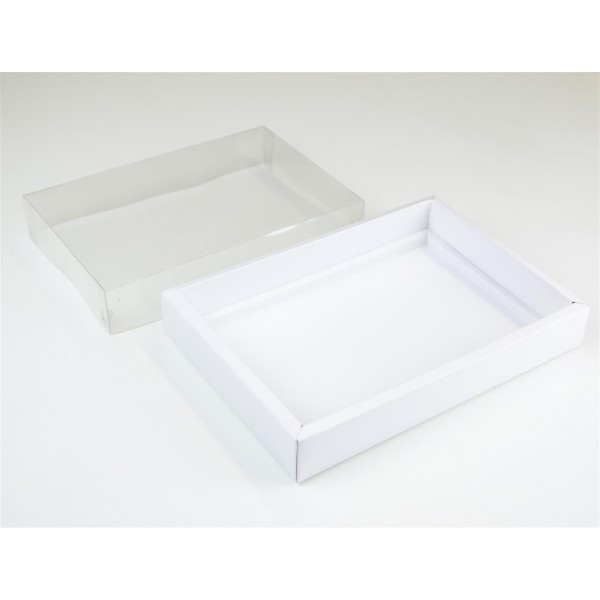 Ref 142 Branca ALTA - Caixa p/ 24 Brigadeiro Gourmet Pelotines - 25x17x5,5 cm