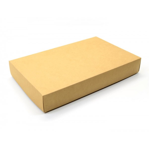 Ref 088 Kraft - Caixa c/ tampa papel - 37x23x5,5 cm