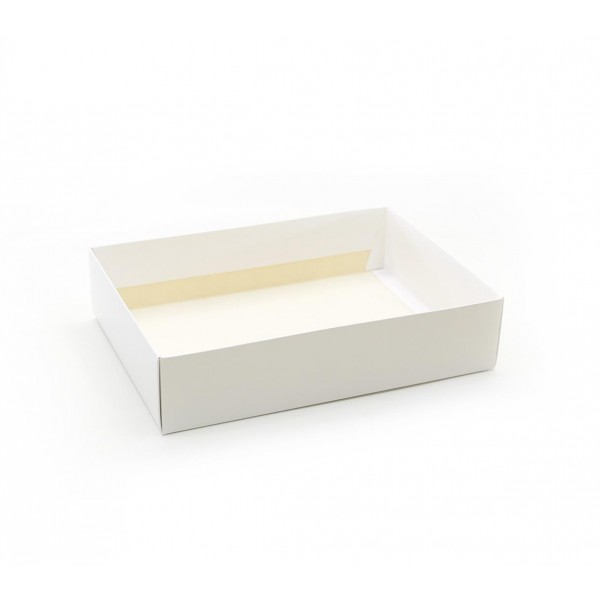 Ref 038 Branca - Caixa c/ tampa papel - 35x25x8 cm