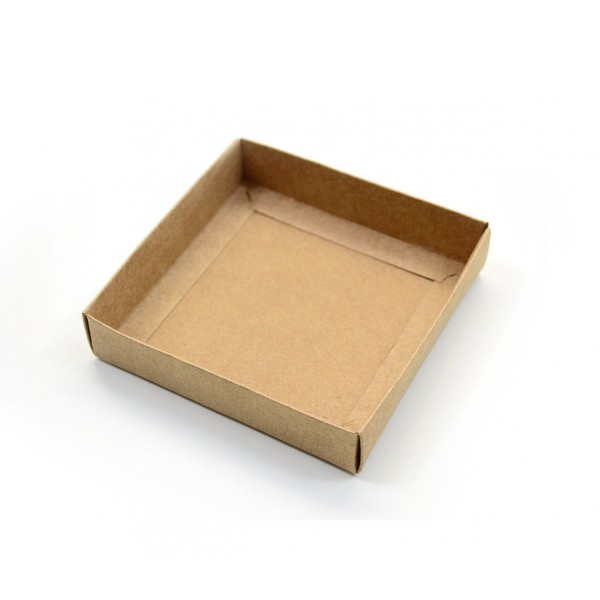 Ref 013 Kraft - Caixa Quadrada - 11x11x2,5 cm