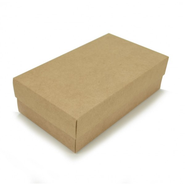 Ref 123 Kraft - Caixa p/ Garrafa e Brigadeiros - 22x12,5x6,5 cm