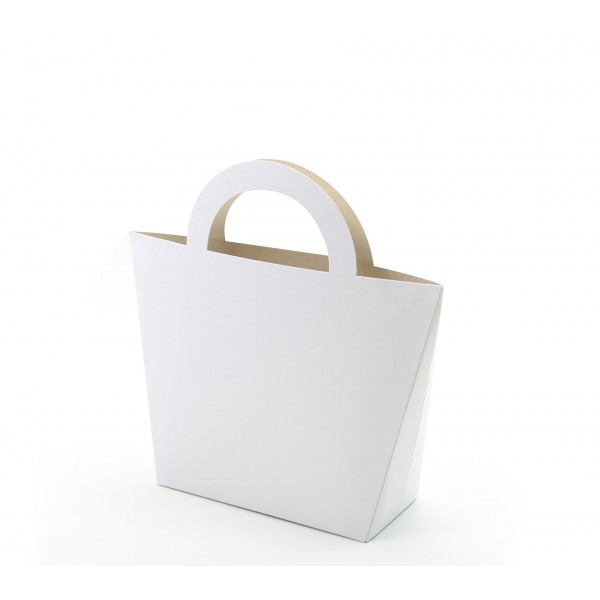 Ref 072 Branca - Maleta - 18x7,8x18,8 cm