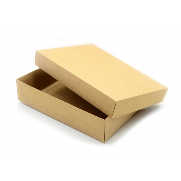 Ref 038 Kraft - Caixa c/ tampa papel - 35x25x8 cm
