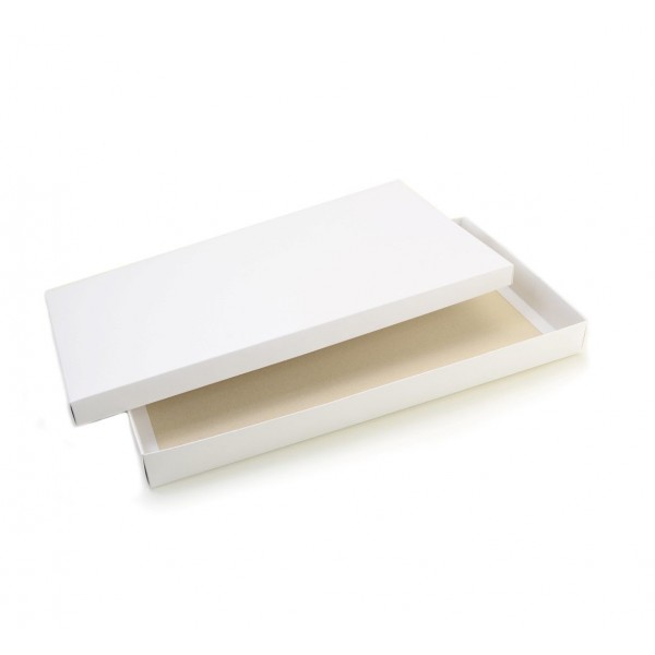 Ref 132 Branca - Caixa c/ tampa papel - 43x23x4 cm