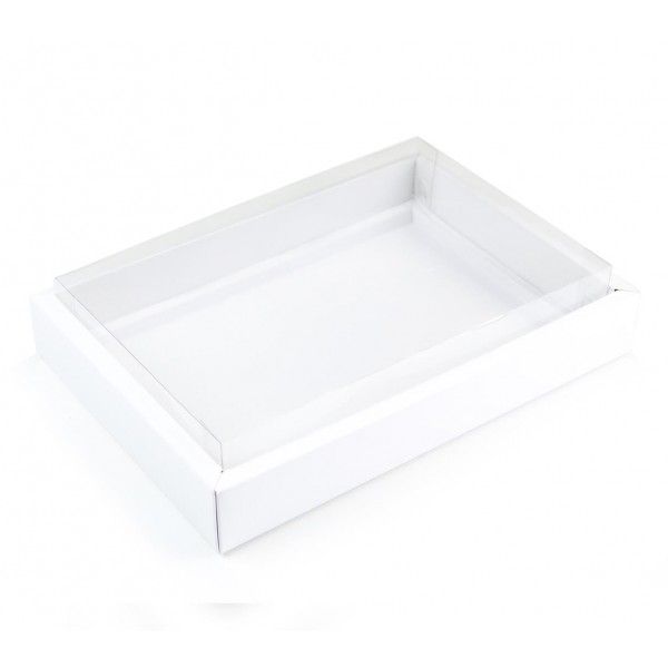 Ref 142 Branca ALTA - Caixa p/ 24 Brigadeiro Gourmet Pelotines - 25x17x5,5 cm
