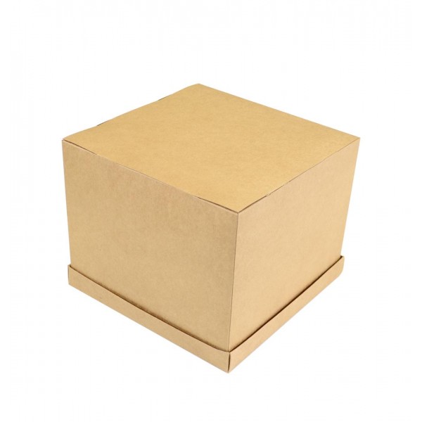 Ref 152 Kraft - Caixa Torta / Bolo / Festa - 25x25x20 cm
