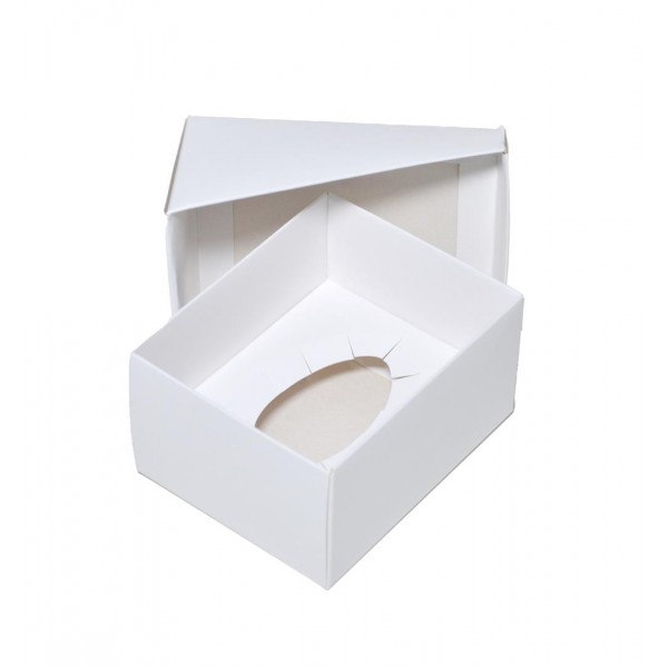 Ref 069 Branca - Caixa Morango do Amor com Tampa Papel - 10x8x5,5 cm