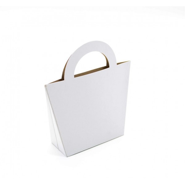 Ref 047 Branca - Maleta - 11,6x4,2x12,6 cm
