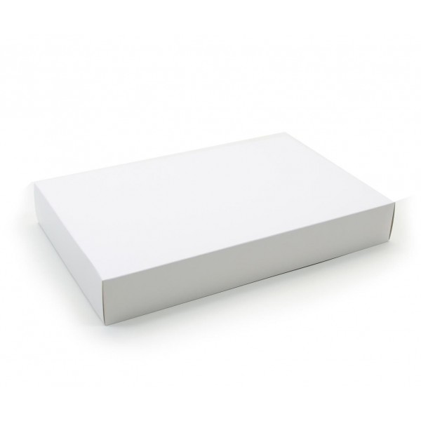 Ref 088 Branca - Caixa c/ tampa papel - 37x23x5,5 cm
