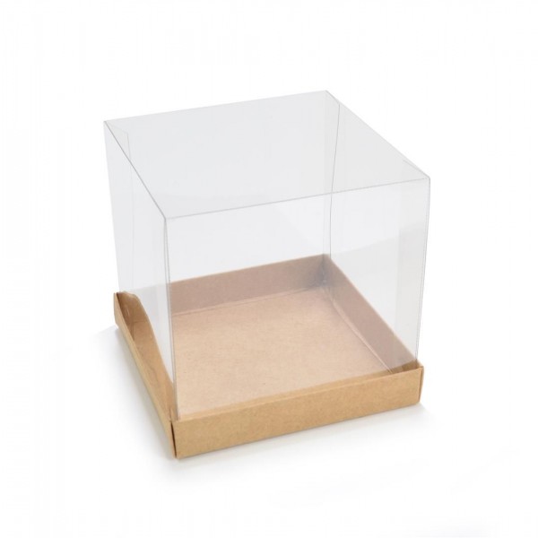 Ref 108 Kraft - Mini Bolo / Panettone 150gr.- 11x11x11 cm
