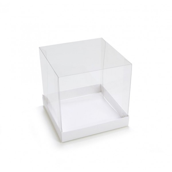 Ref 108 Branca - Mini Bolo / Panettone 150gr. - 11x11x11 cm