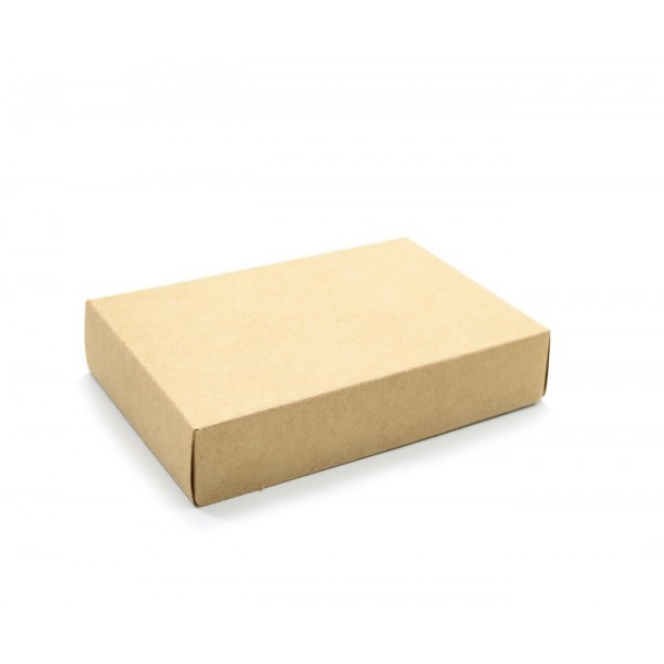 Ref 022 Kraft - Caixa c/ tampa papel - 14x9x3 cm