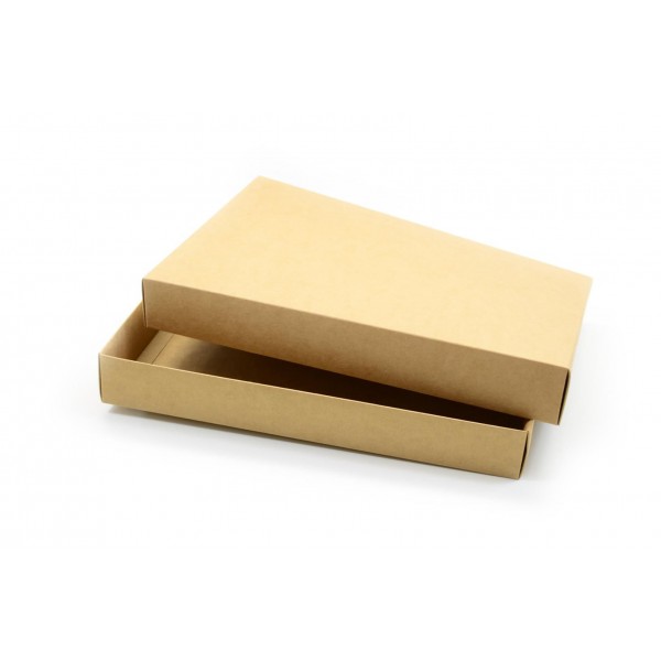 Ref 039 Kraft - Caixa c/ tampa papel - 36x25,5x5 cm