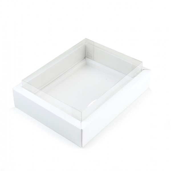 Ref 141 Branca ALTA - Caixa p/ 12 Brigadeiro Gourmet Pelotines - 17x13x5,5 cm