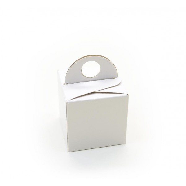 Ref 026 Branca - Maleta - 6,5x6,5x6,5 cm