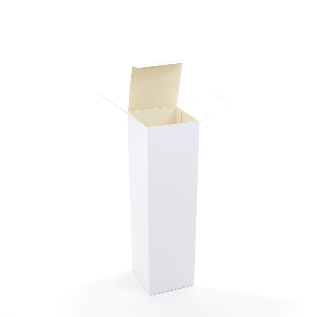 Ref 053 Branca - Cartucho p/ 1 Garrafa - 9x9x32 cm