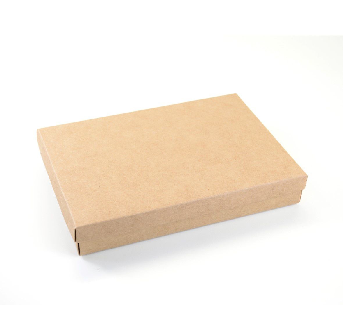 Ref 049 Kraft - Caixa c/ tampa papel - 25x17x4 cm