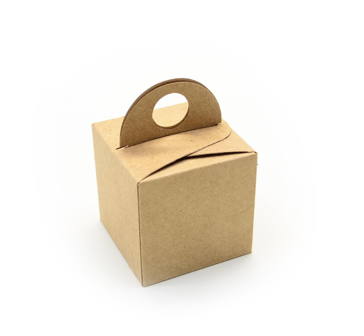 Ref 026 Kraft - Maleta - 6,5x6,5x6,5 cm