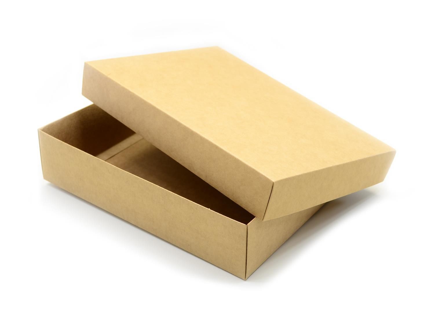 Ref 038 Kraft - Caixa c/ tampa papel - 35x25x8 cm