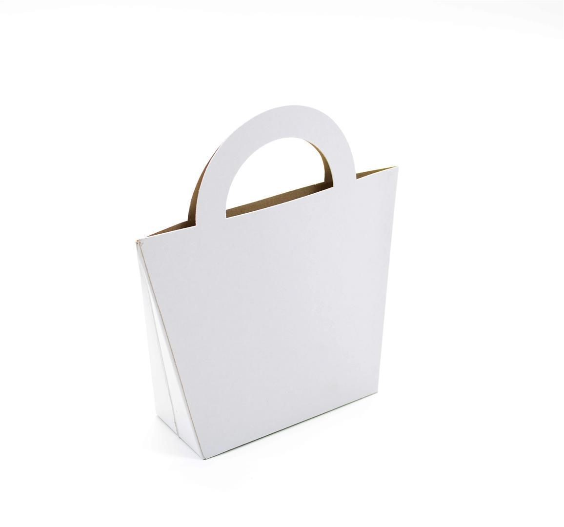 Ref 047 Branca - Maleta - 11,6x4,2x12,6 cm