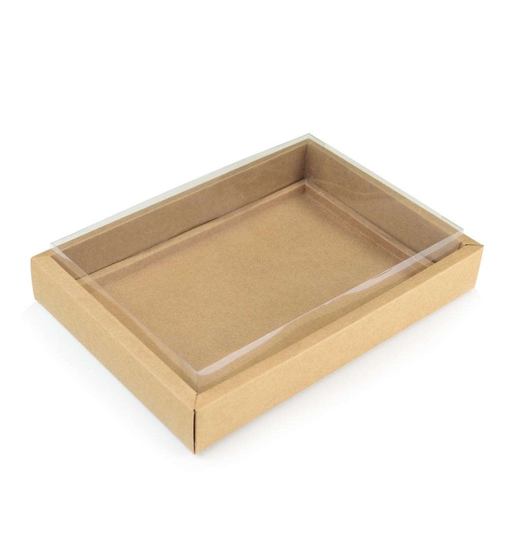 Ref 142 Kraft ALTA - Caixa p/ 24 Brigadeiro Gourmet Pelotines - 25x17x5,5 cm