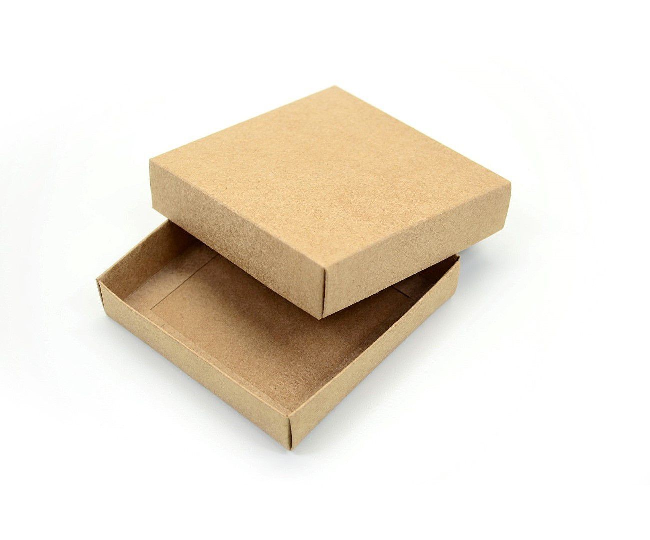 Ref 013 Kraft - Caixa Quadrada - 11x11x2,5 cm