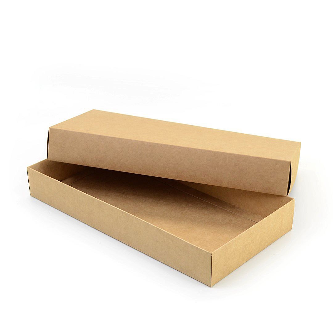 Ref 006 Kraft - Caixa c/ tampa papel - 35x18x5 cm