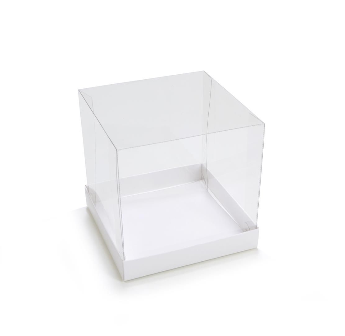 Ref 108 Branca - Mini Bolo / Panettone 150gr. - 11x11x11 cm