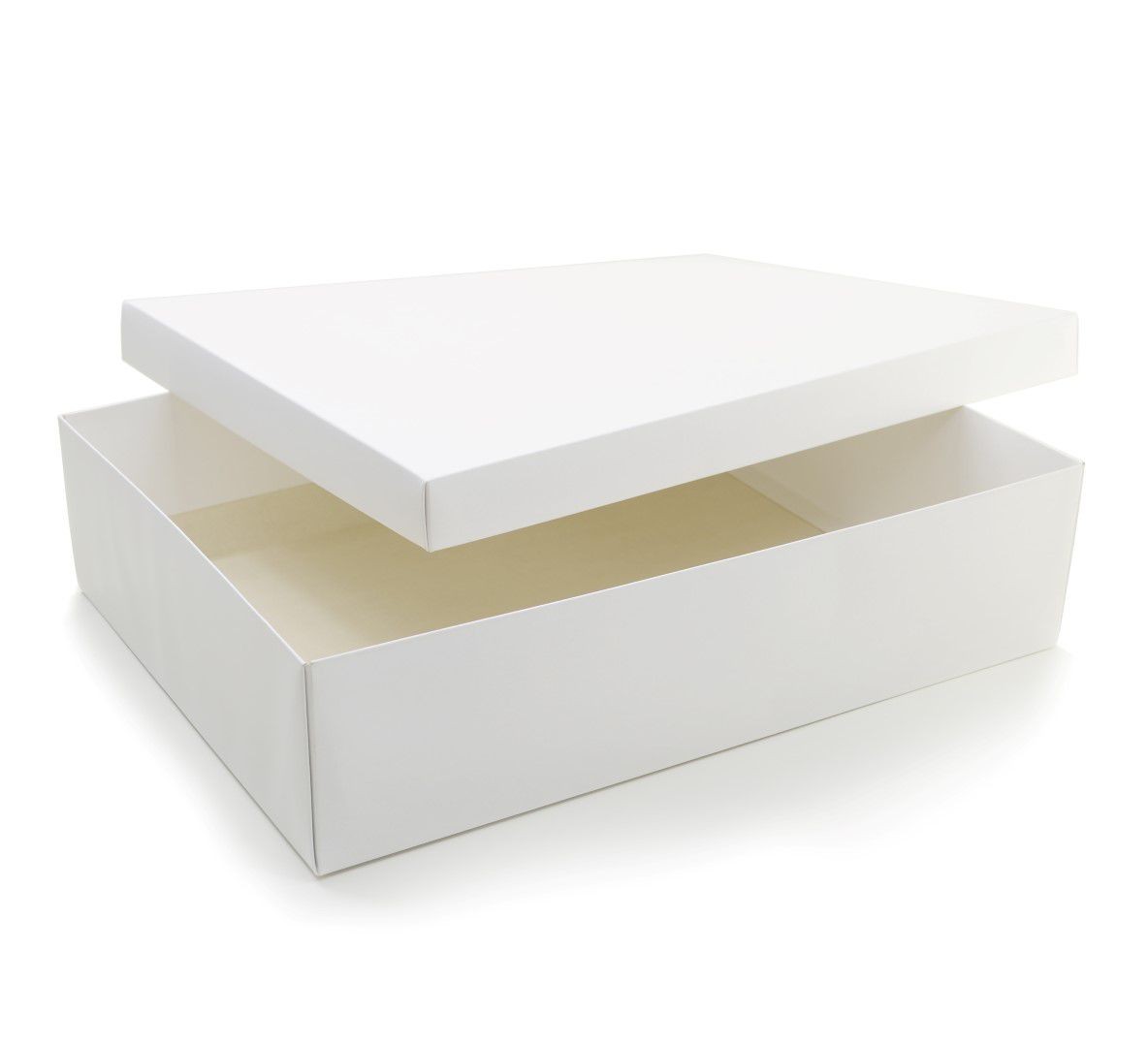 Ref 092 Branca - Caixa c/ tampa papel - 48x36x12 cm