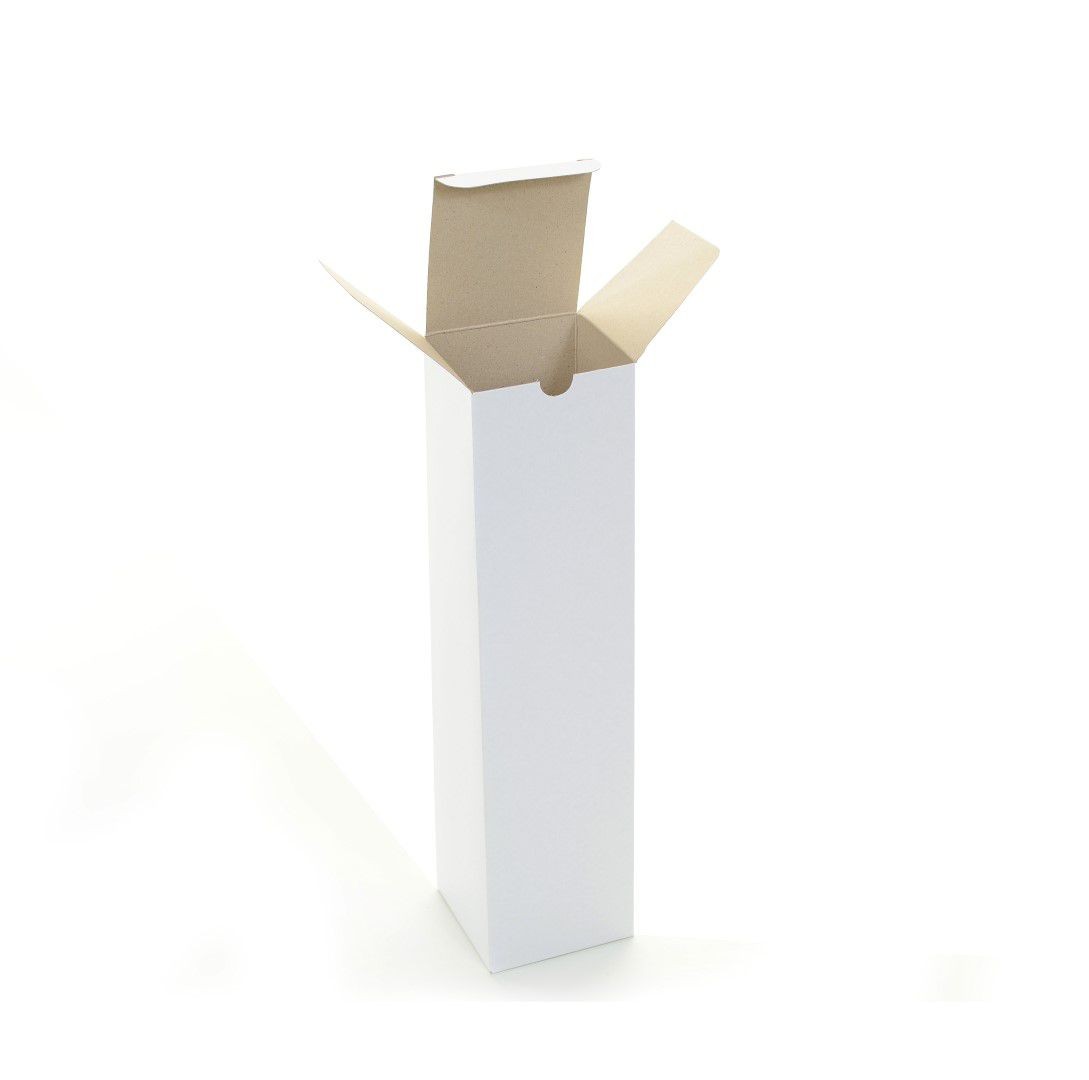 Ref 007 Branca - Cartucho p/ 1 Garrafa - 7,5x7,5x29,5 cm