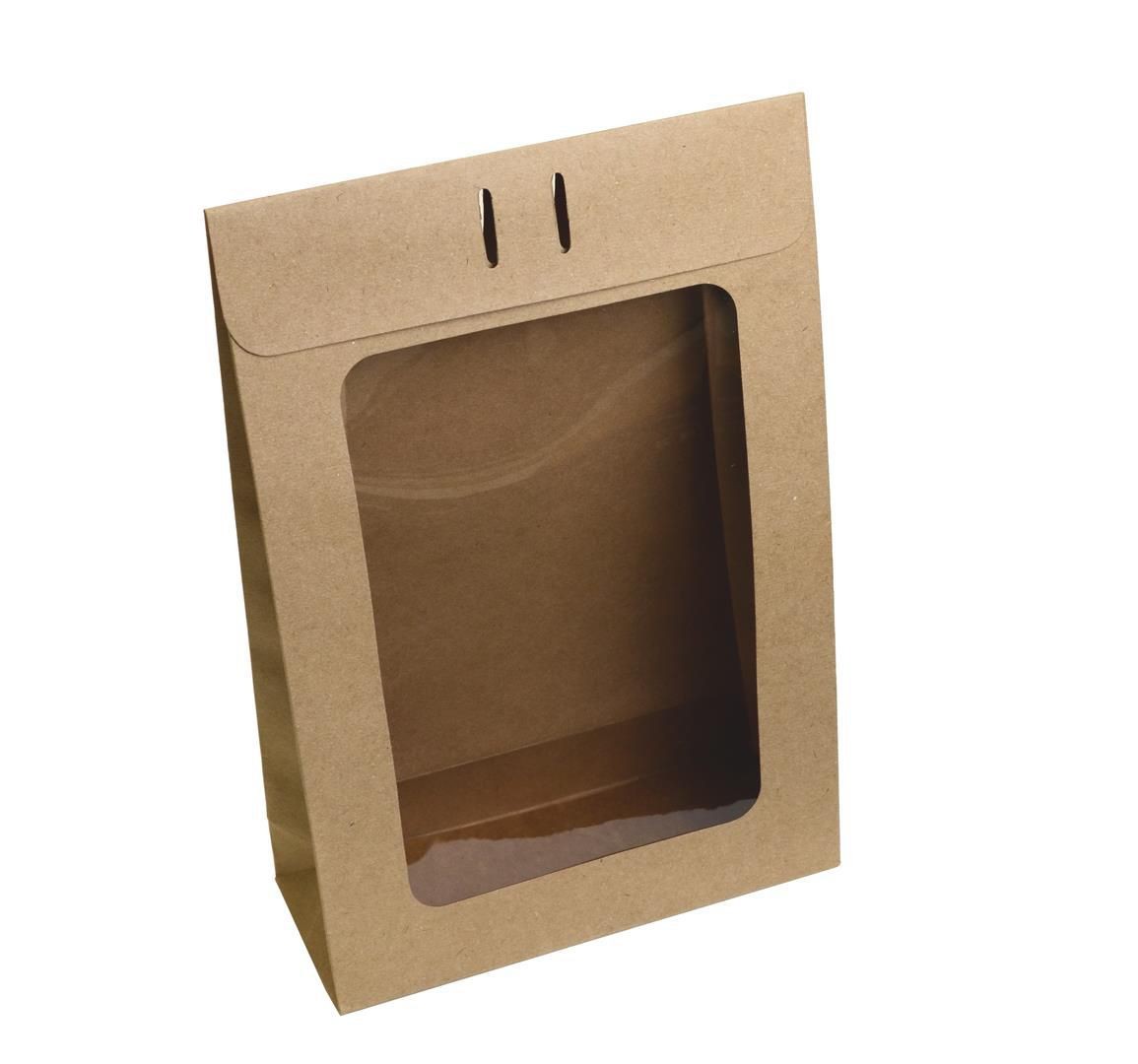 Ref 147 Kraft Grande - Envelope c/ visor - 19x7,5x28,5 cm