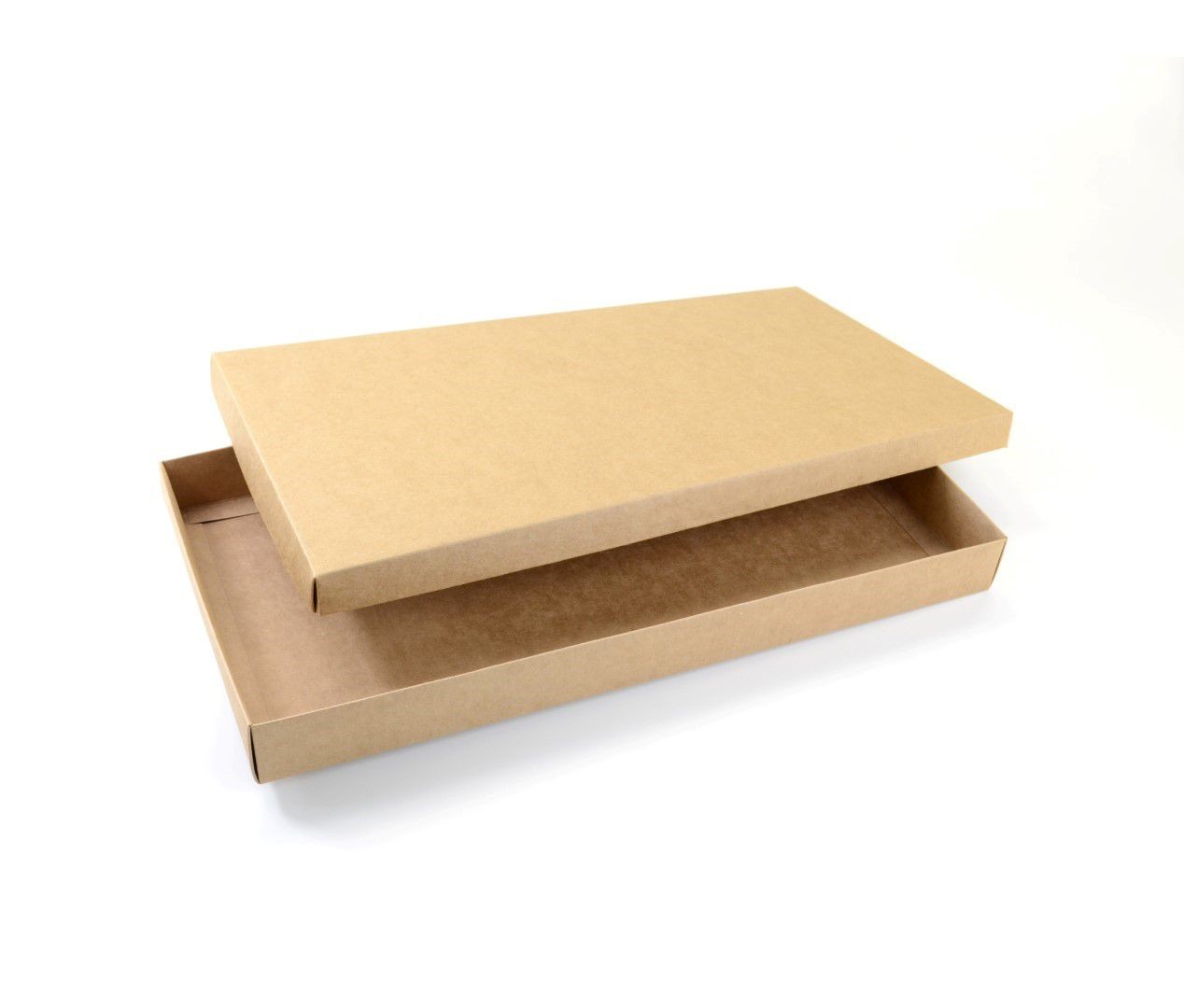 Ref 132 Kraft - Caixa c/ tampa papel - 43x23x4 cm