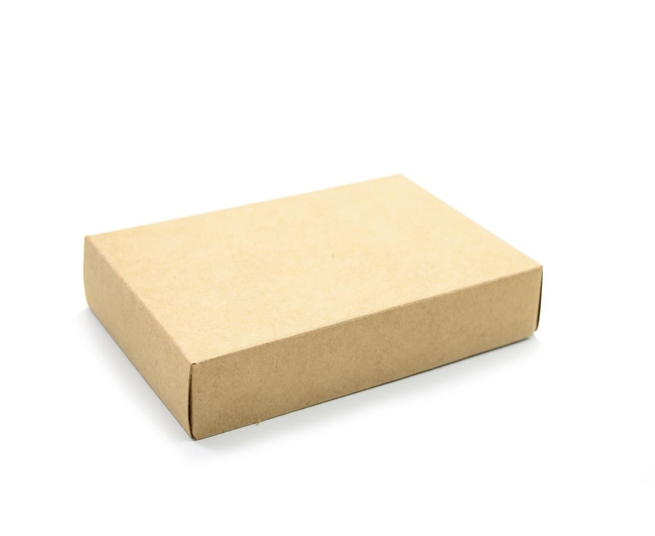Ref 022 Kraft - Caixa c/ tampa papel - 14x9x3 cm