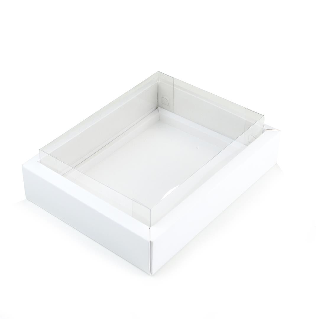 Ref 141 Branca ALTA - Caixa p/ 12 Brigadeiro Gourmet Pelotines - 17x13x5,5 cm