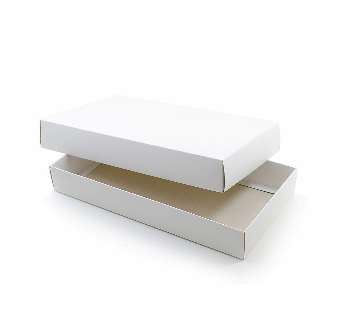 Ref 006 Branca - Caixa c/ tampa papel - 35x18x5 cm