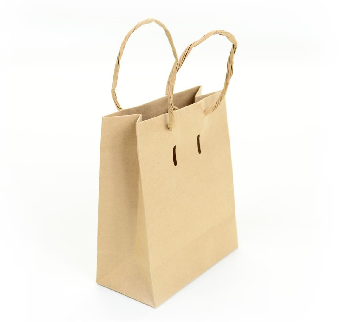 Sacola Ref. 037 - 13x6,5x15 cm - Papel Kraft