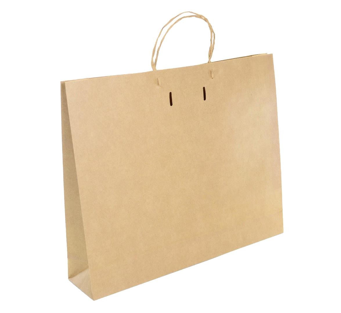 Sacola Ref. 051 - 47x10x38,5 cm - Papel Kraft