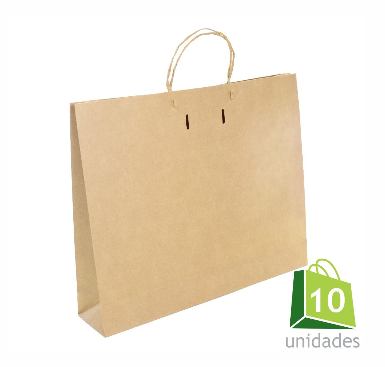 Sacola Ref. 051 - Papel Kraft - 47x10x38,5 cm