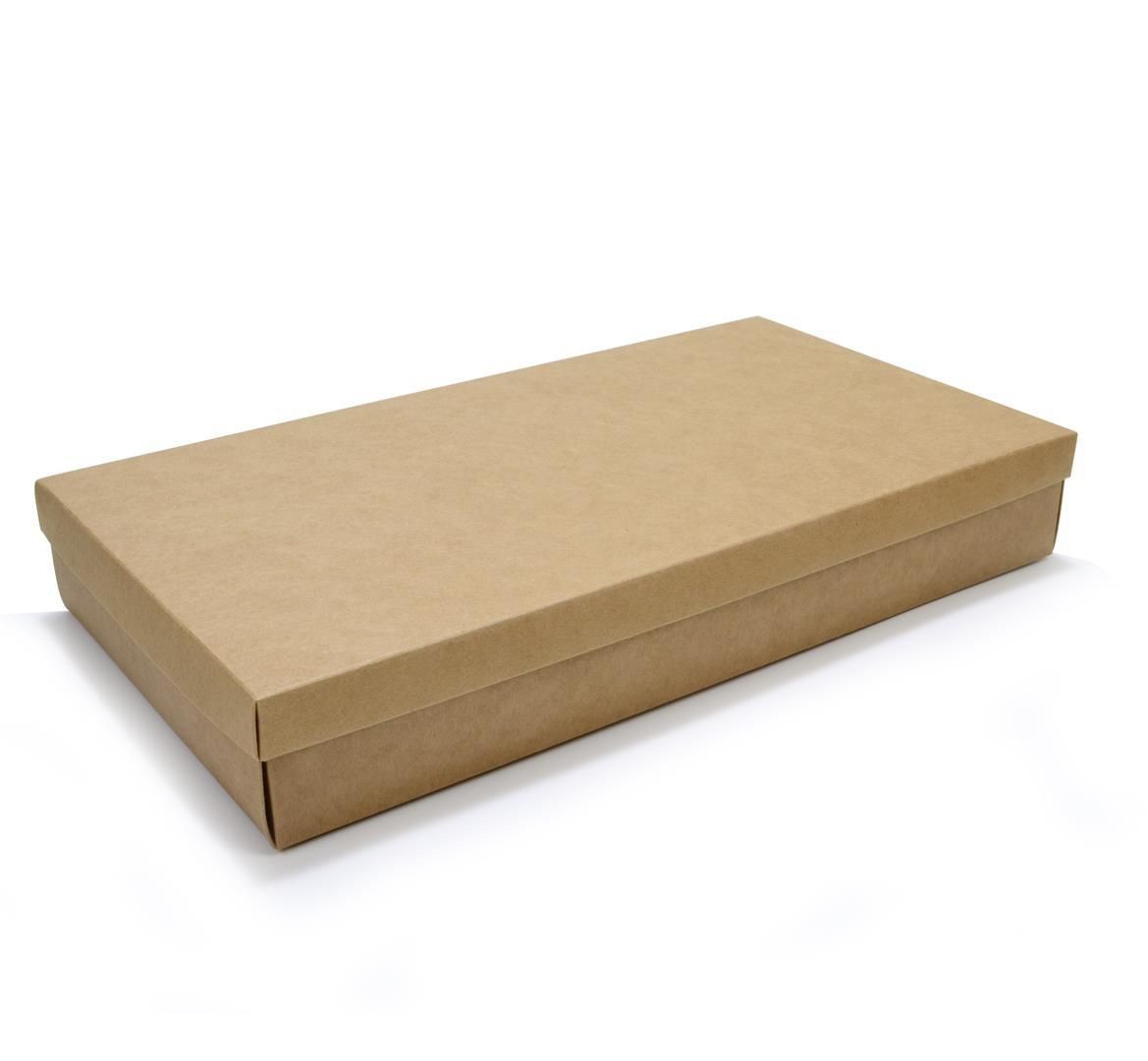 Ref 132 Kraft Alta - Caixa c/ tampa papel - 43x23x6,5 cm